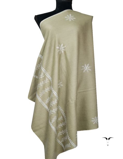 Natural Embroidery Pashmina Shawl 7427 – Phamb