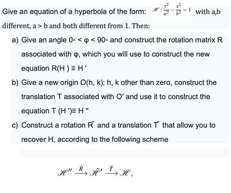 Rectangular Equation Hyperbola Standard Form 的图像结果
