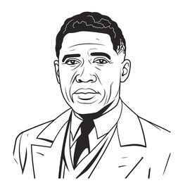 Pioneering Garrett Morgan For Kids - Coloring Page