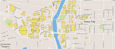 Iowa City Campus Map