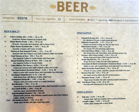 Ballast Point Brewing and Spirits Brewery 9045 Carroll Way San Diego ...