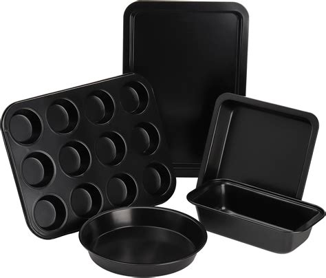 Mainstays 6 Piece Non-Stick Bakeware Sets, Easy for Release and Clean ...