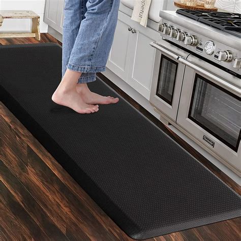 Carvapet Non Slip Kitchen Mat Anti Fatigue Standing Mats 12MM Cushioned ...