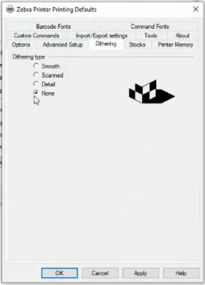 Image result for Zebra Printer Settings