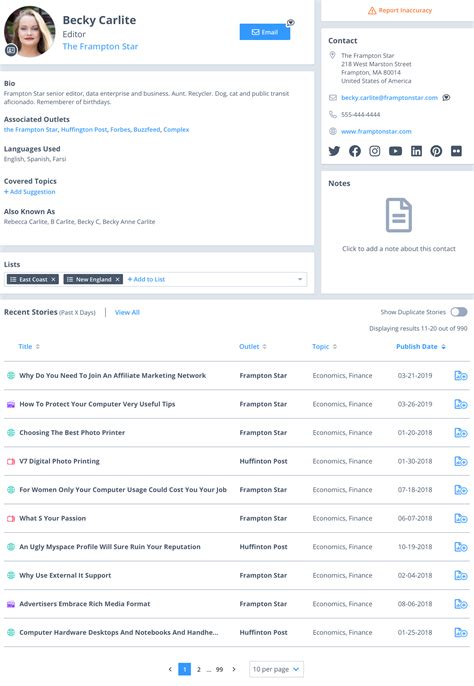 Image result for Media Contacts Database Tutorial
