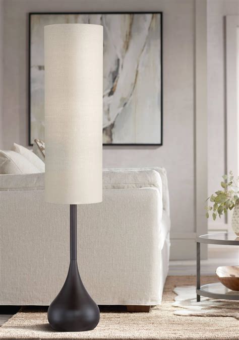 Elita Mid Century Modern Coastal 64 1/2" Tall Standing Floor Lamp Foot ...