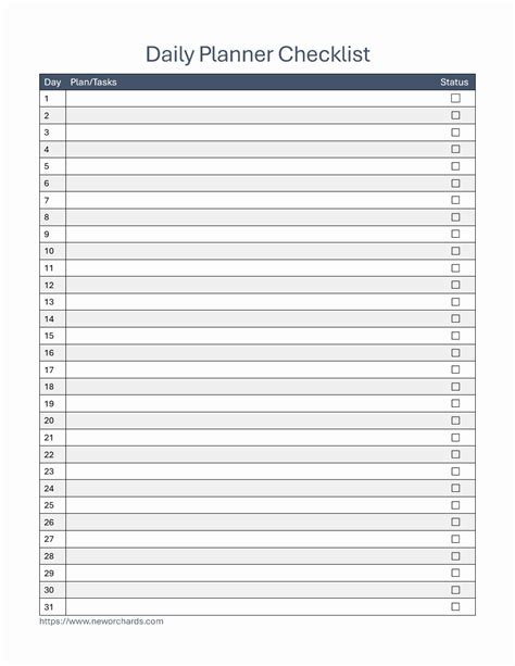 Checklist Template Word 的图像结果