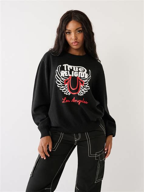 LOGO RELAXED SWEATER | True Religion