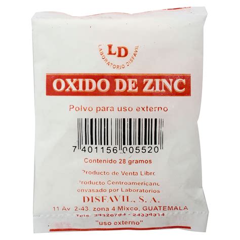 Comprar S Oxido De Zinc 16 Sobres Und | Walmart Guatemala - Maxi Despensa | Guatemala