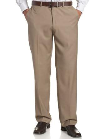 Perry Ellis Men's Flat Front Minibone,Pea Uniform Tan,34x30 : Amazon.in ...