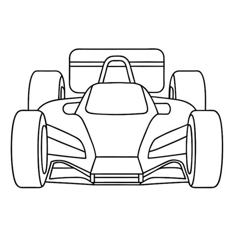 Formula 1 car outline Vectors - Download Free High-Quality Vectors from ...