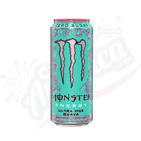 Monster Energy Ultra Vice Guava 473ml – Candy America