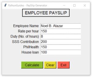 Image result for Python Payslip Generator