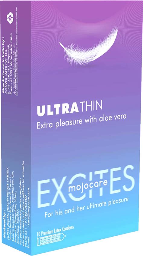 Buy MOJOCARE EXCITES - ULTRA THIN CONDOMS Online & Get Upto 60% OFF at ...