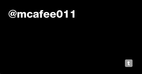 @mcafee011 — Teletype