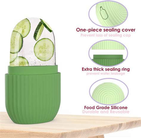 Getmecraft Ice Face Roller,Ice Roller for Face and Eye,Food-Grade Leak ...