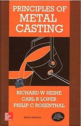 (USED-LIKE NEW) Principles Of Metal Casting (INDIA Higher Education ...