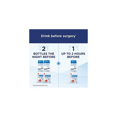 Ensure Surgery Ensure Pre-Surgery, Clear Carbohydrate Drink, India | Ubuy