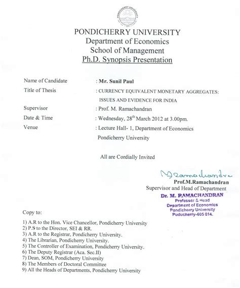 Ph.D. Synopsis Presentation of Mr.Sunil Paul on 28th March 2012 - Dept ...
