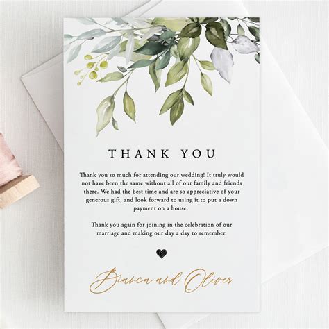 Free free printable thank you cards for wedding gifts, Download Free ...