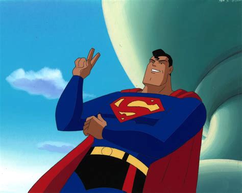 DC Comics Studio Artists - Superman the Animated Series Original Cel ...