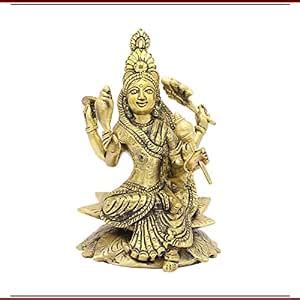 Buy VEDIC VAANI Brass Goddess Idol Maa Devi Siddhidatri Statue for Home ...