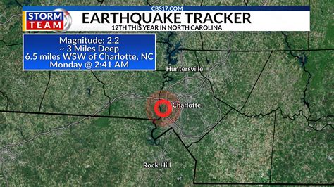 NC earthquake near Charlotte is 12th to hit state this year