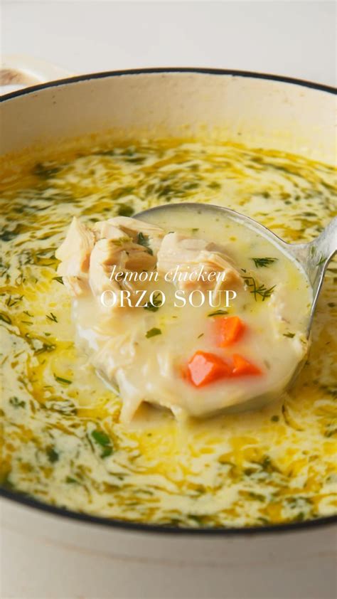Best 13 Lemon Chicken Orzo Soup – Artofit