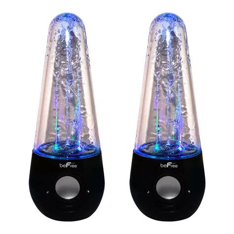 beFree Sound Bluetooth LED Dancing Water Multimedia Speakers