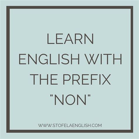 Image result for Prefix Non-Examples