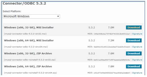 Image result for Install MySQL ODBC Driver