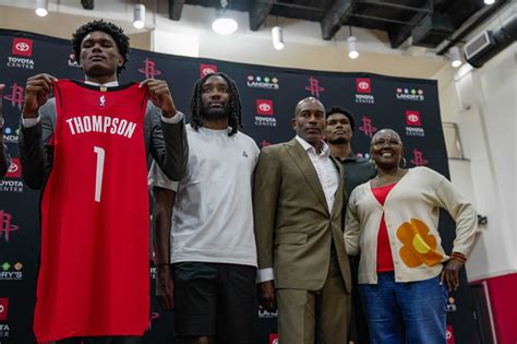 Houston Rockets: Amen Thompson is on family's plan to success