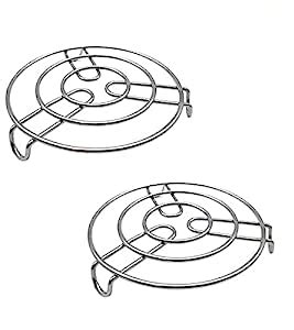 Buy ASVMART Stainless Steel Trivet Set of 2 Home Kitchen Heat Resistant ...