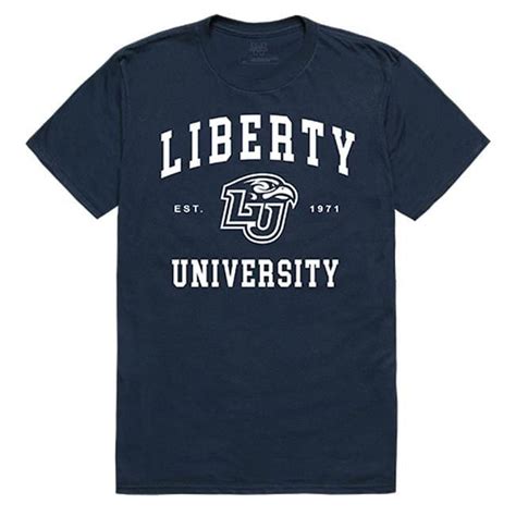 Liberty University Seal Tee Shirt for Men - Navy, Medium - Walmart.com
