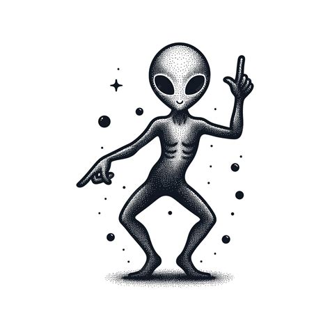 Image result for Alien Drawing Black and White