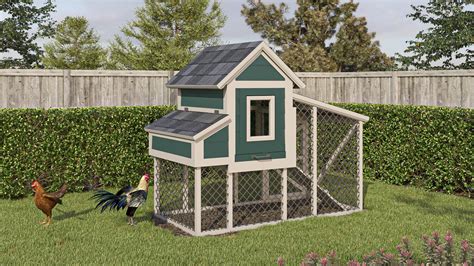 3x6 Small Chicken Coop Plans For 6 Chickens - Easy Coops™