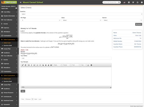 How to Evaluate Descriptive type Question? - Smart School : School ...