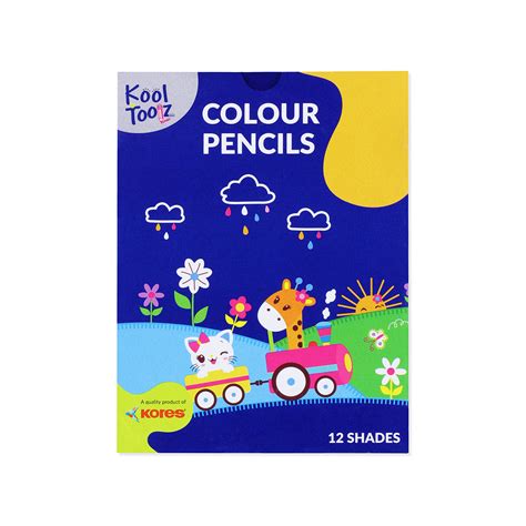 Kores Polymer Colour Pencils - Full Size - 12 Shades – Kores India
