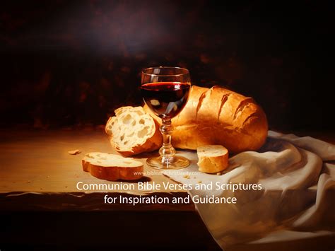 25 Best Communion Scriptures and Bible Verses