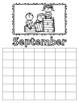 Daily Calendar Booklet by Kendyl Carleton | TPT