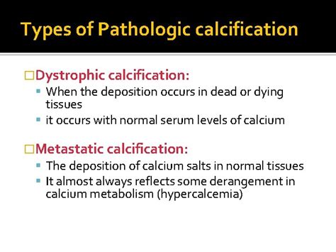 Image result for Calcification Symptoms