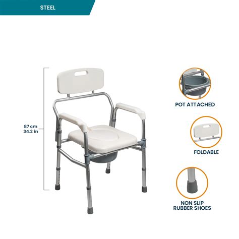 Buy Arrex Vp110 Commode Chair Online at Medura Healthcare