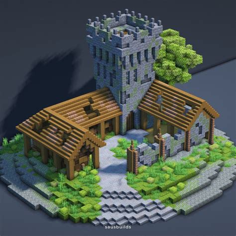 Image result for Mini Castle Minecraft Tutorial