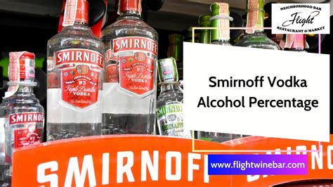 Vodka Percent Alcohol