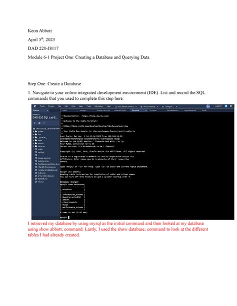 Image result for Dad 220 Module 6 Project One