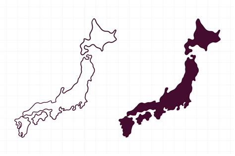 hand drawn map of japan doodle illustration 8045144 Vector Art at Vecteezy