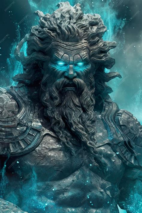 Premium AI Image | The gods of the sea Zeus god Necronomicon gods of ...