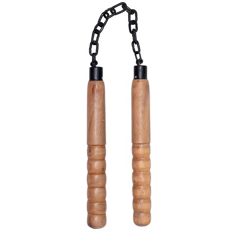 Choose Yourself Nunchaku Wooden with 9-inch Metal Chain and 10 inch ...