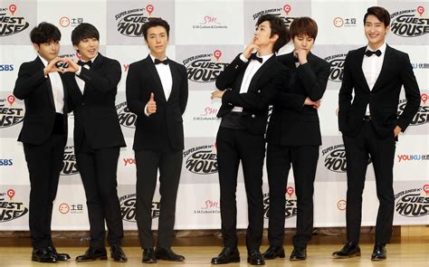 Super Junior Grubunun “Super Junior M Guest House” Basın Konferansı’nın ...