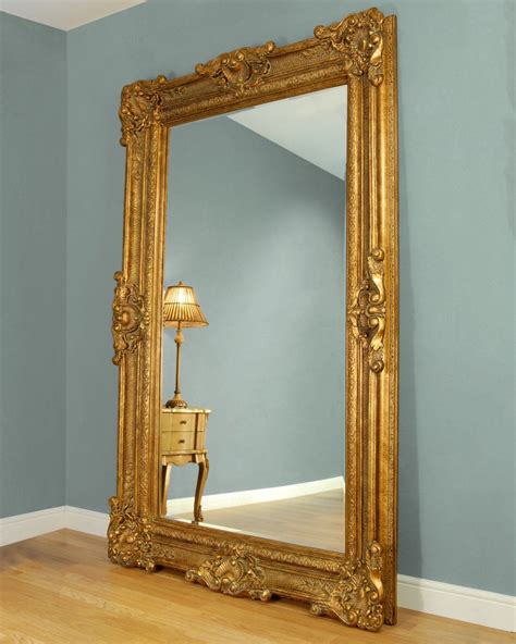 Gold Floor Mirror | Antique Style | Large Framed Mirrors